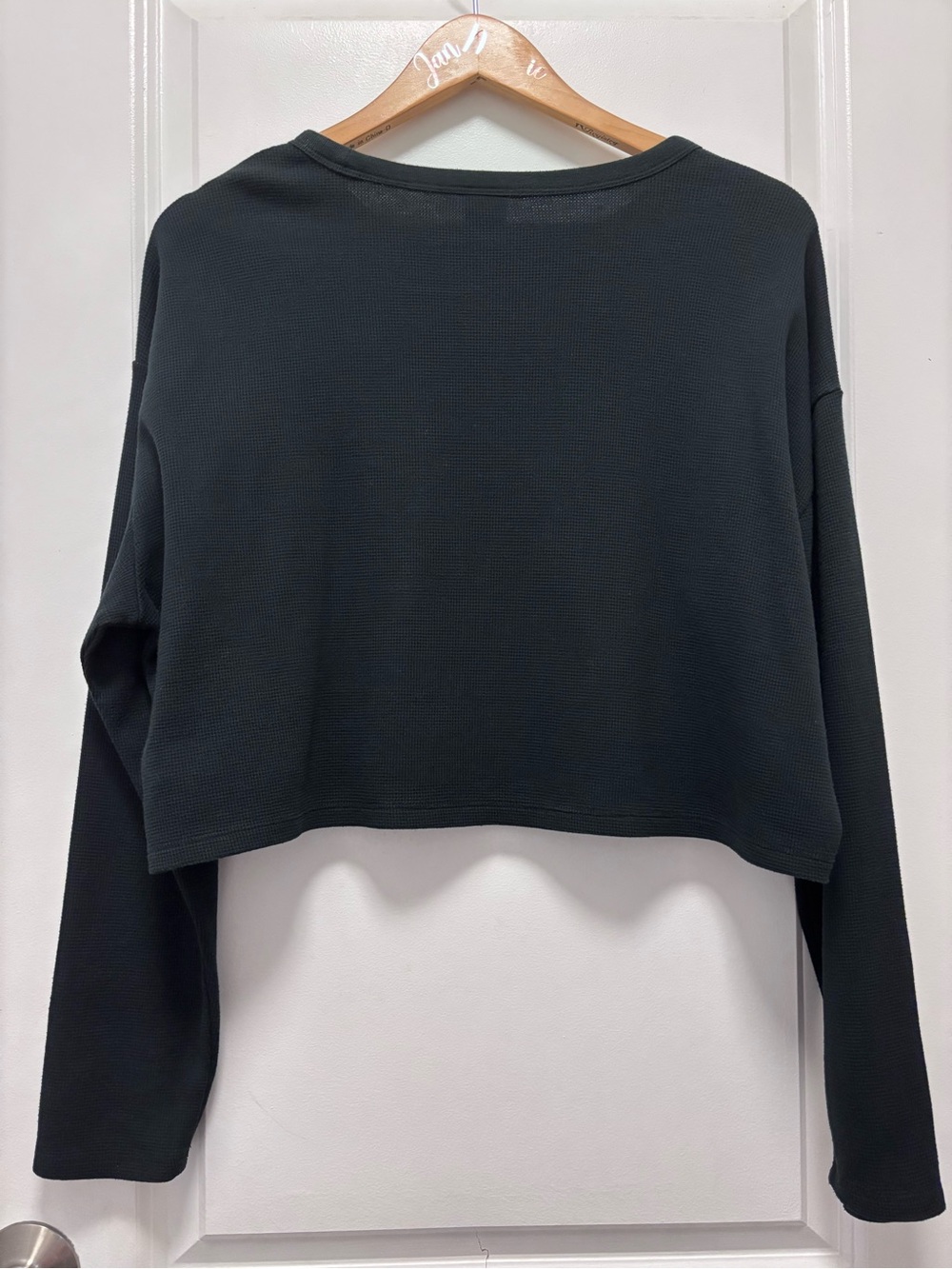 2/$15 Aritzia Sunday Best Baby Waffle Longsleeve Relaxed waffle-knit longsleeve - Picture 8 of 14